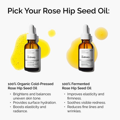 100% Organic Cold-Pressed Rose Hip Seed Oil - US 9255