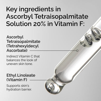 Ascorbyl Tetraisopalmitate Solution 20% in Vitamin F - US 3689