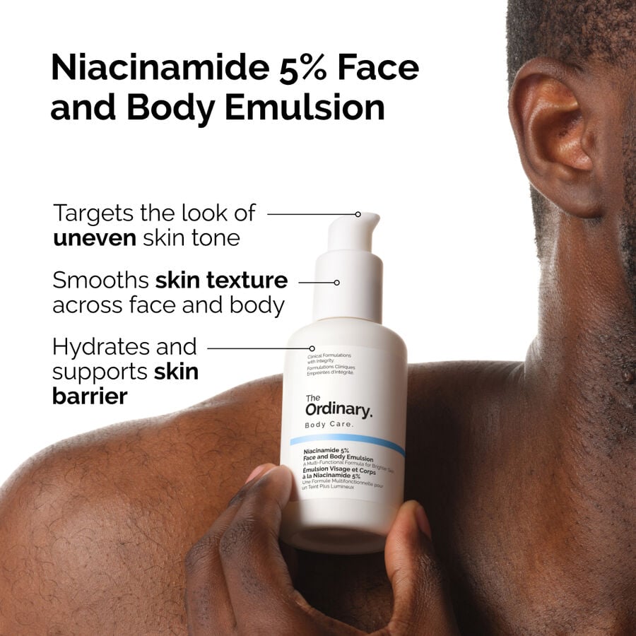 Niacinamide 5% Face and Body Emulsion - US 6335