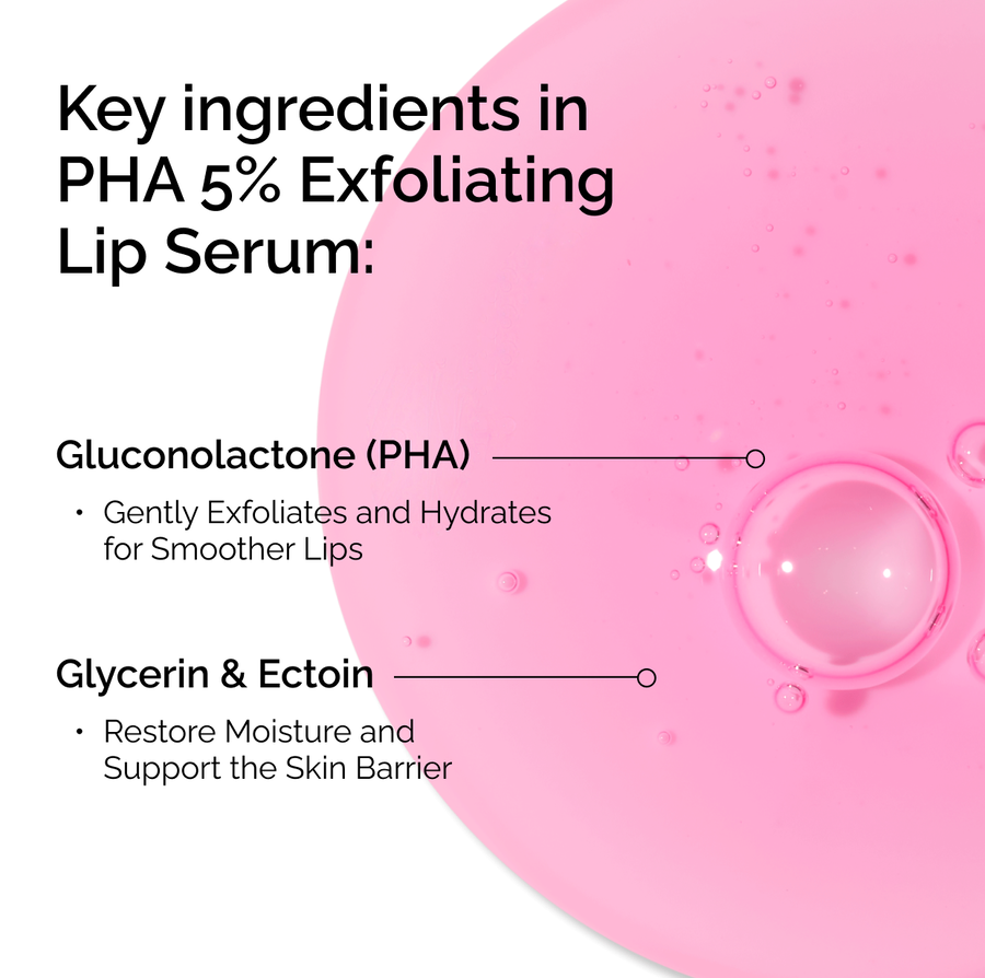 PHA 5% Exfoliating Lip Serum - US 9381